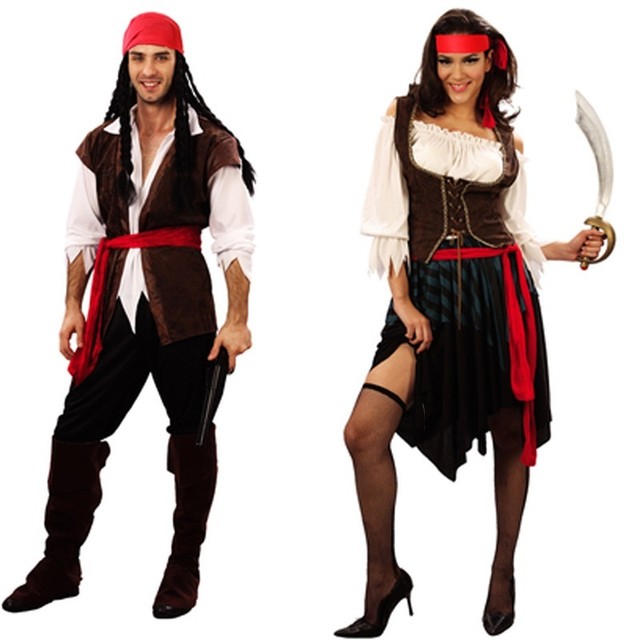 Capitão Jack Sparrow fantasia de pirata para homens e mulheres, fantasia  adulta de Halloween, Piratas do Caribe, cosplay masculino - AliExpress